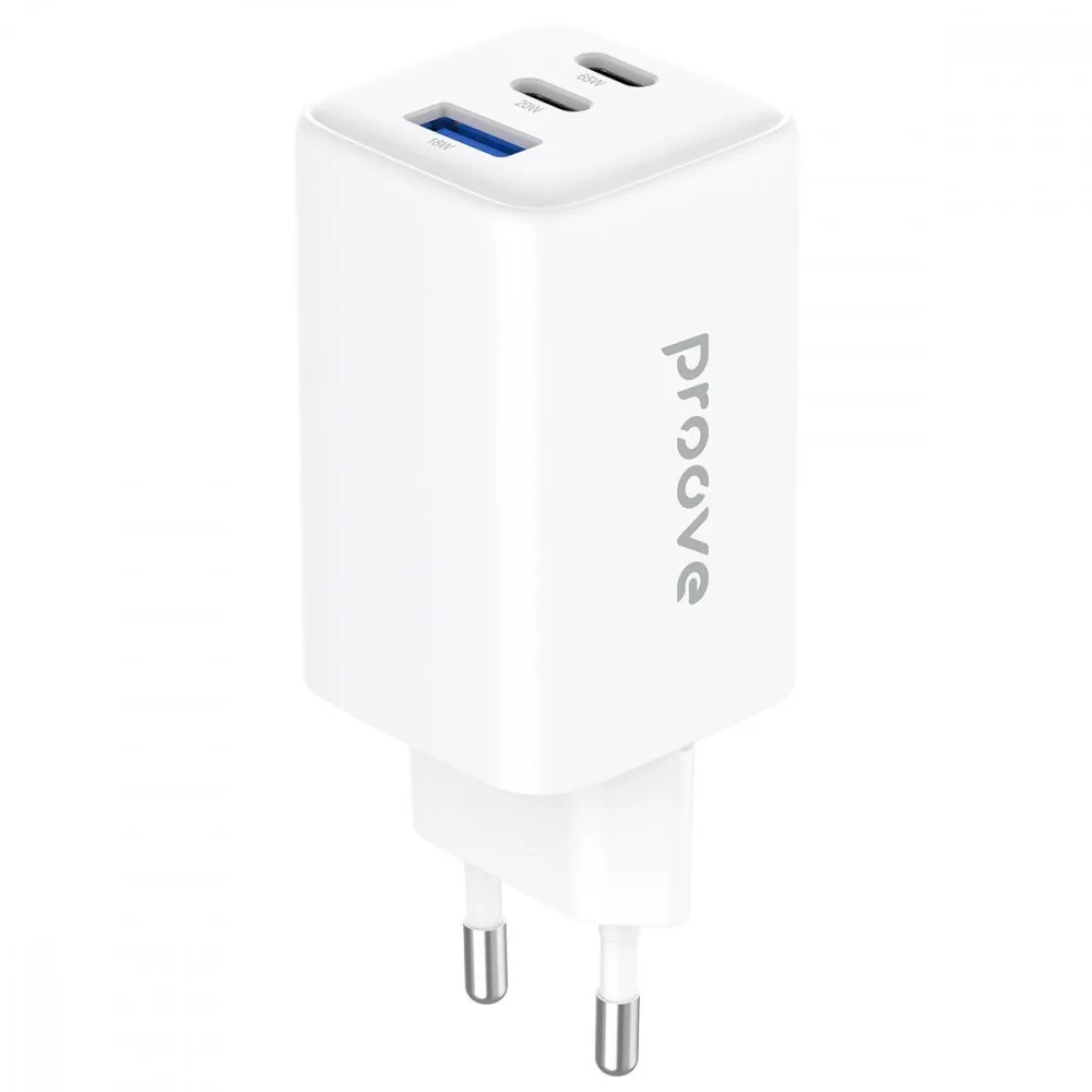 МЗП Proove Pocket GaN 65W (2Type-C + USB) white 600680003 6901115382644 2003000181104